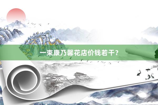 一束康乃馨花店价钱若干？